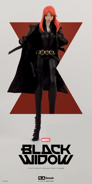 Illustration for article titled Black Widow Gets Animated For This Super-Stylized Action Figure